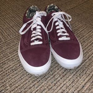 Maroon Vans Old Skool